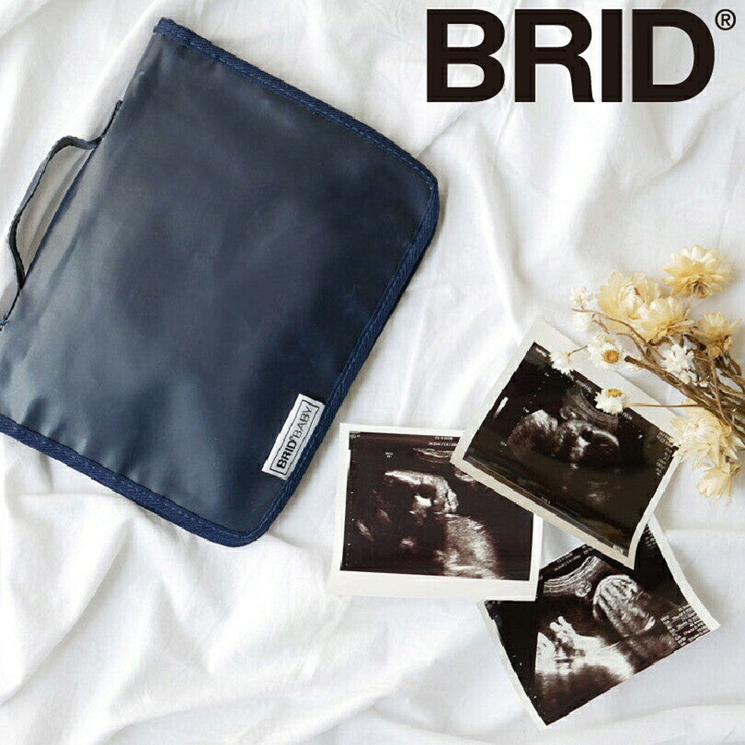 【ブリッド】BRID BABY 母子手帳ケース ネイビー