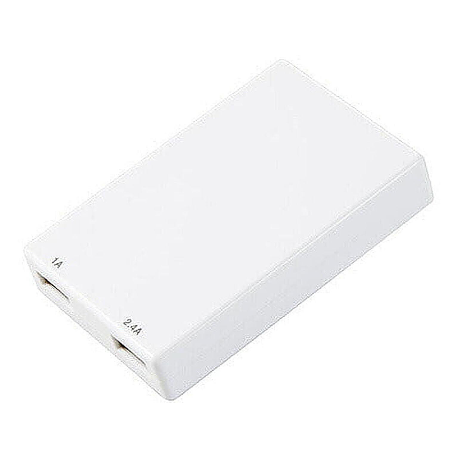 5個セット YAZAWA 3.4AUSBアダプターホワイト Y02C200WH2UX5 管理No. 4589453400644