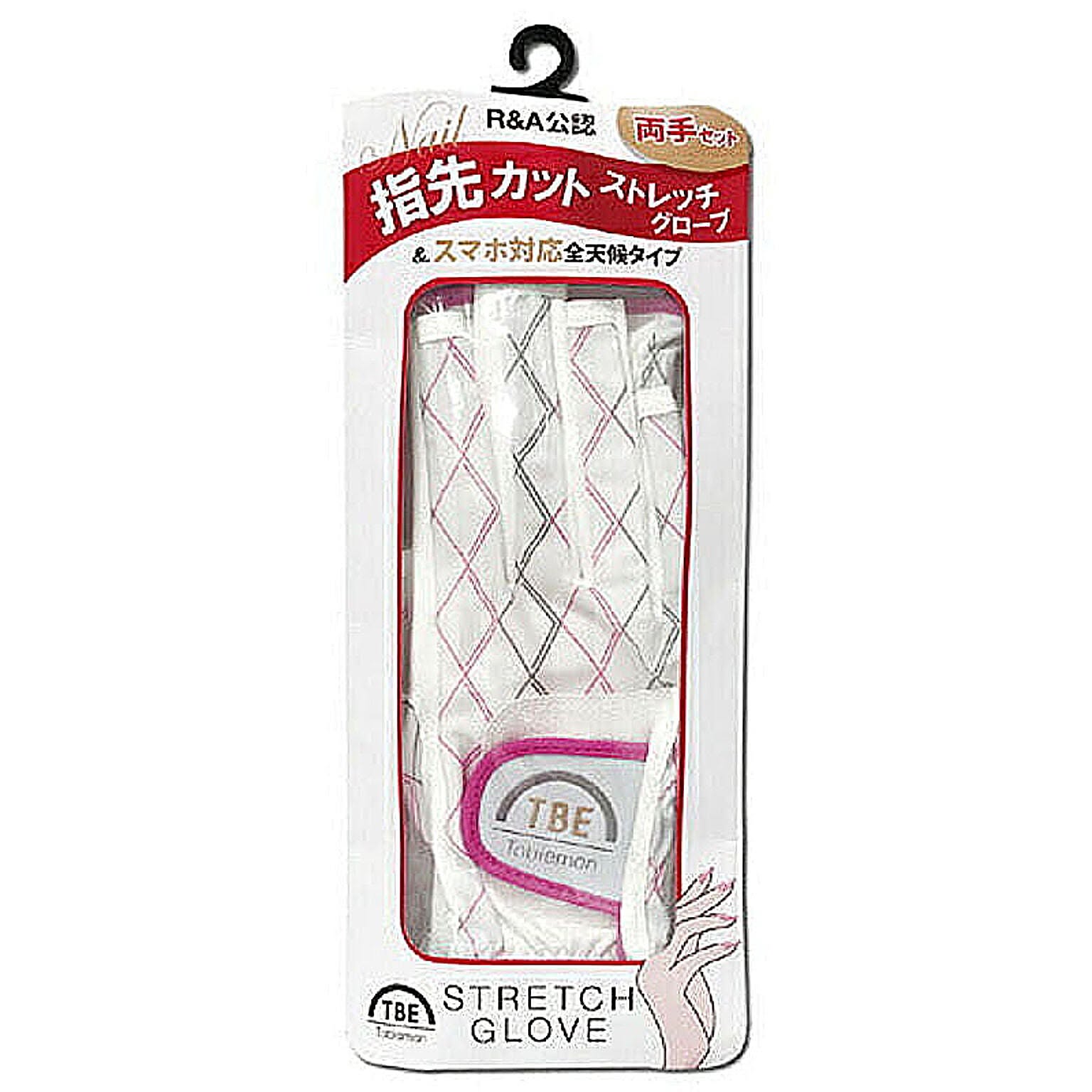 TOBIEMON(トビエモン) 飛衛門 ゴルフグローブ レディース ゴルフ用 ストレッチグローブ 両手用 ホワイトピンク RA公認 T-LG 管理No. 4573424240711 通販 RoomClipショッピング トビエモン TOBIEMON ゴルフグローブレディース