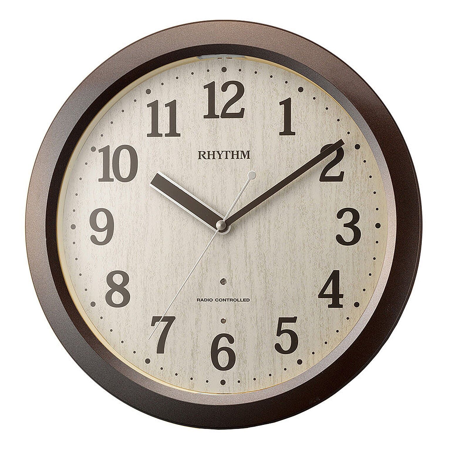 シチズン掛け時計（電波時計）暗所秒針停止 夜間自動点灯 メーカー保証１年｜ピュアライトM33