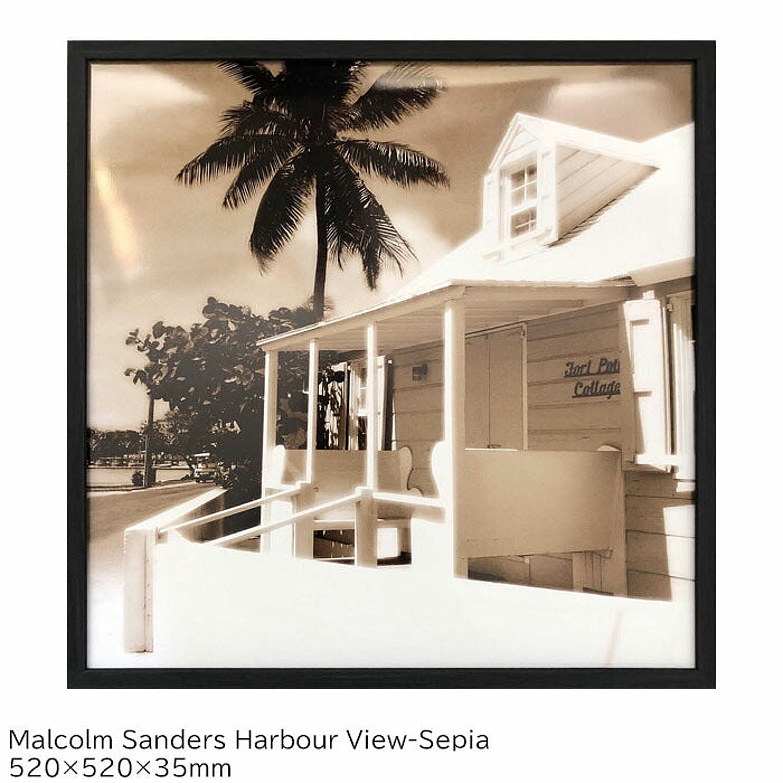 アートパネル Malcolm Sanders Harbour View-Sepia アートフレーム IMS-61663