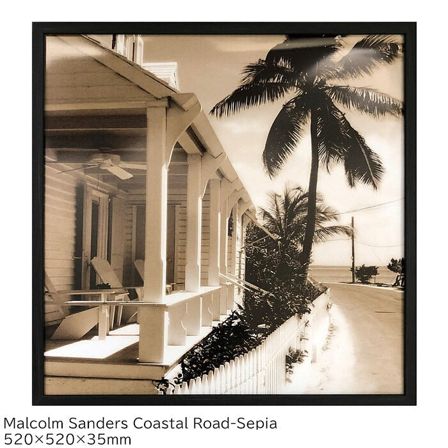 アートパネル Malcolm Sanders Coastal Road-Sepia アートフレーム IMS-61662