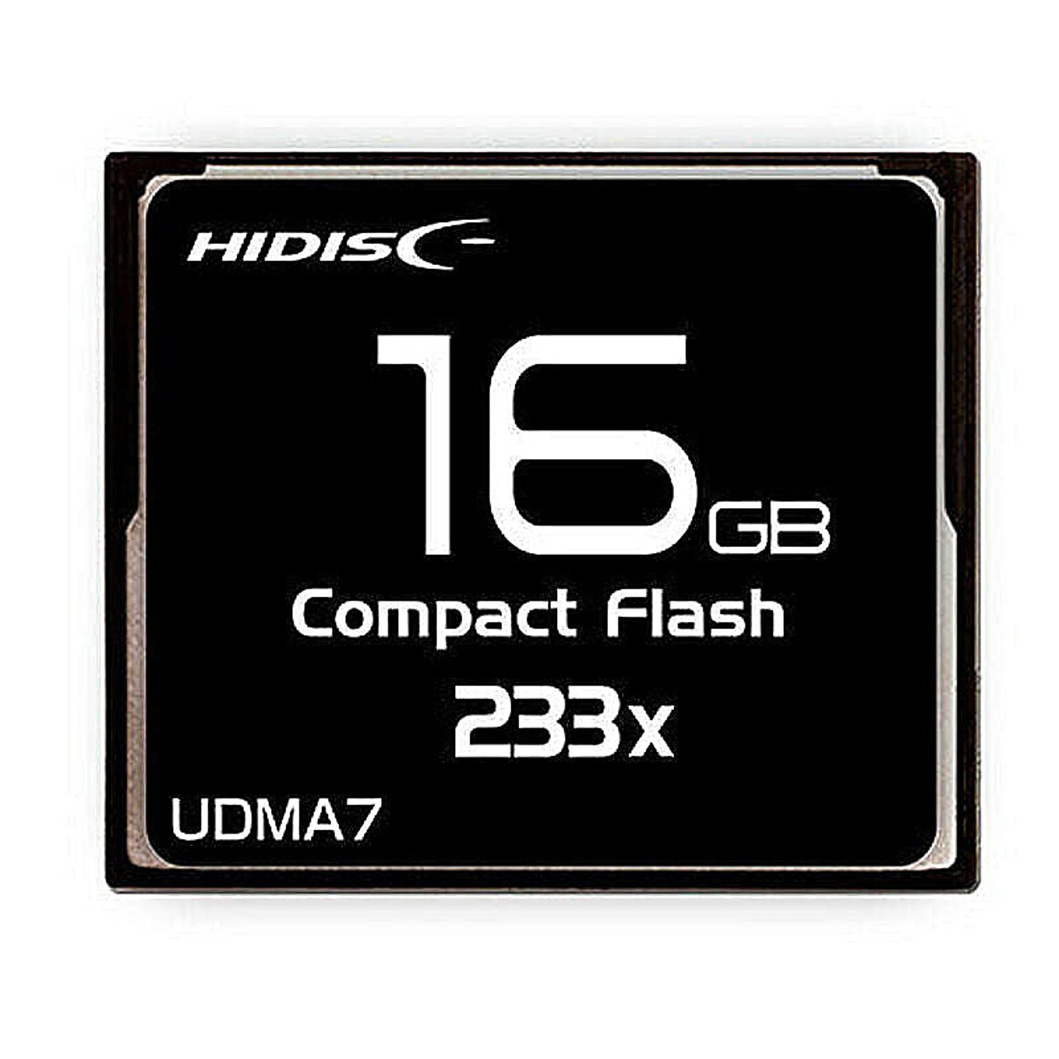 HIDISC CFカード 16GB 233x Read35MB/s MLCチップ搭載 HDCF16G233XJP3 管理No. 4984279650240