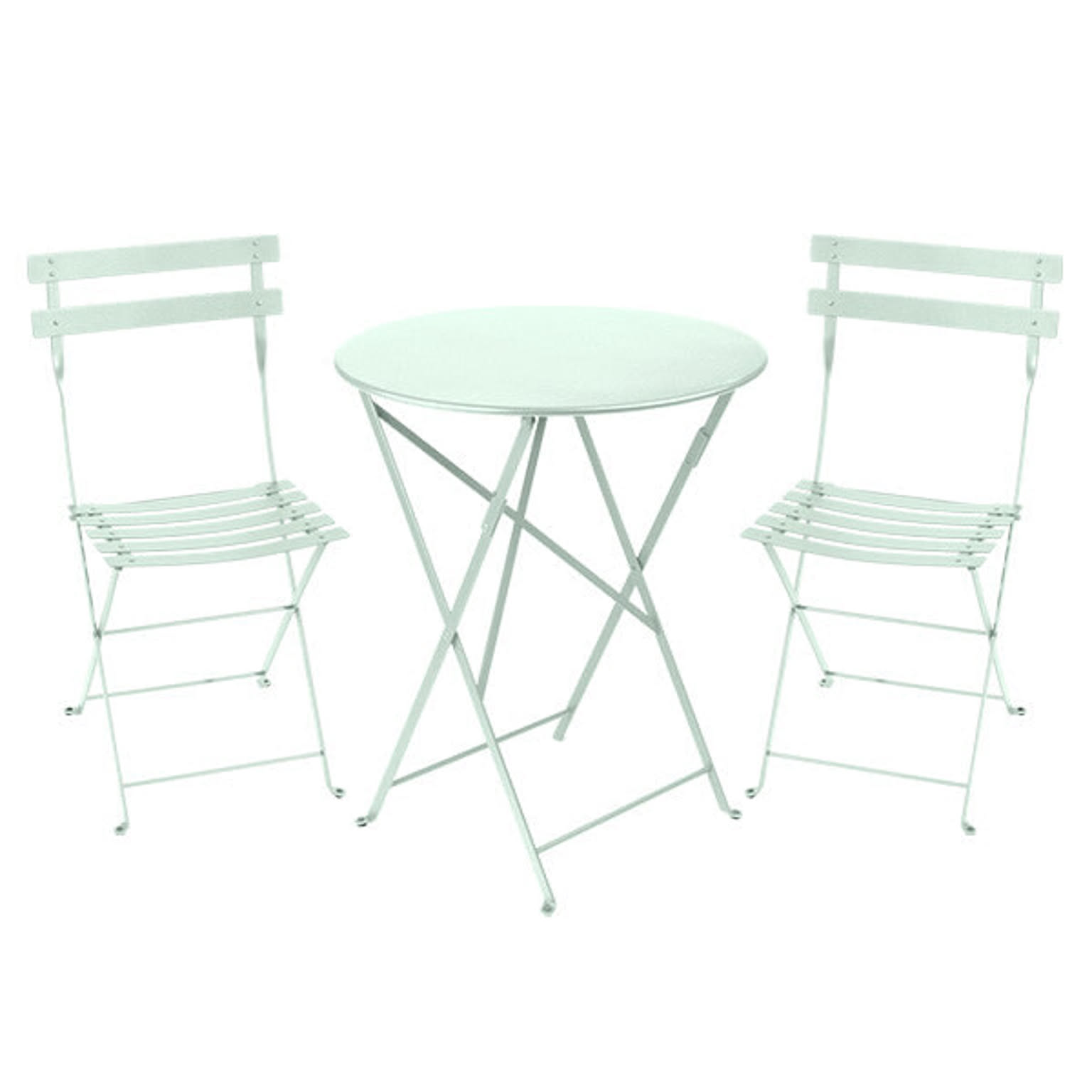 Bistro ビストロ ラウンドテーブル60とチェア2脚セット （テクスチャ加工）Fermob/bistro 通販 RoomClip