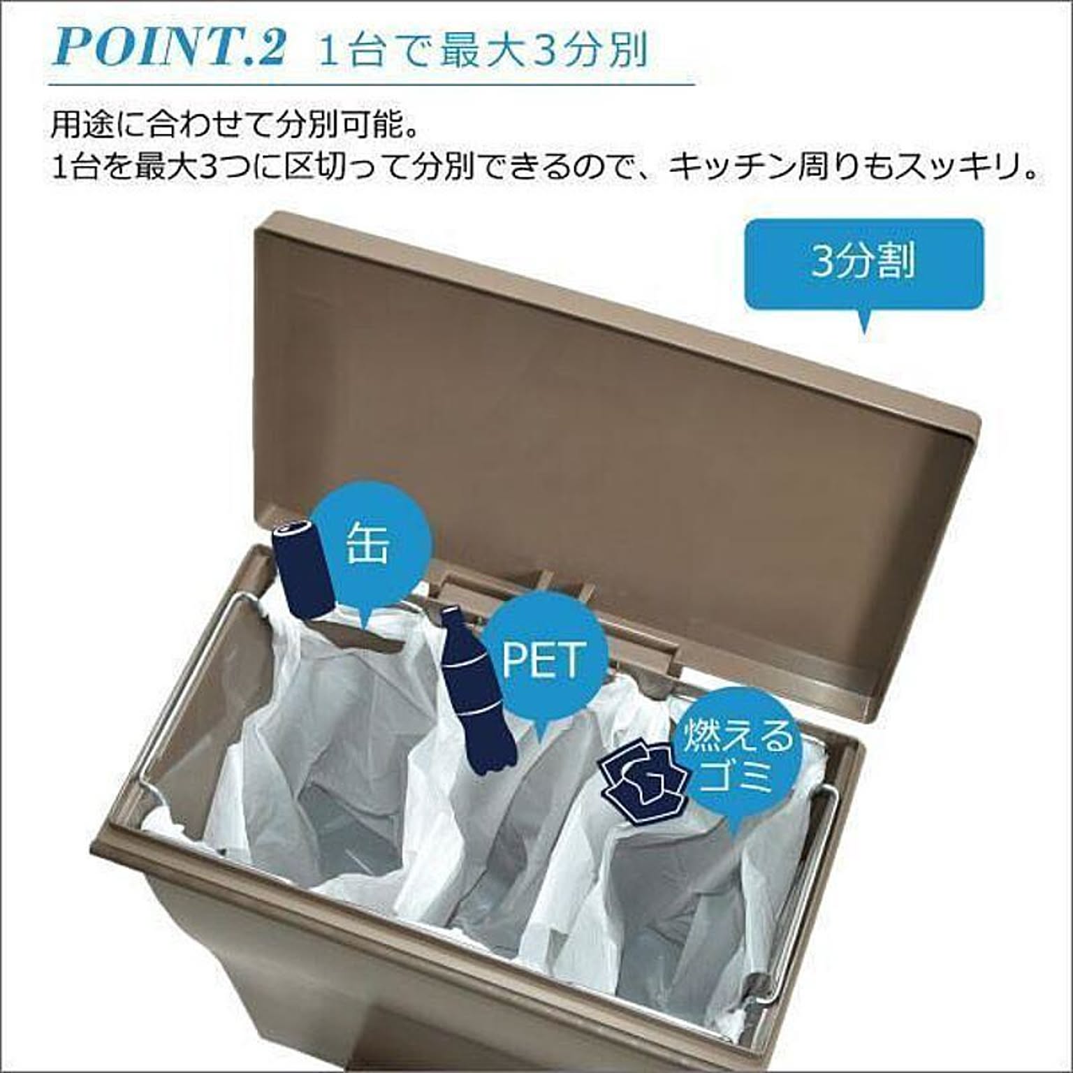 キッチンゴミ箱・分別ゴミ箱