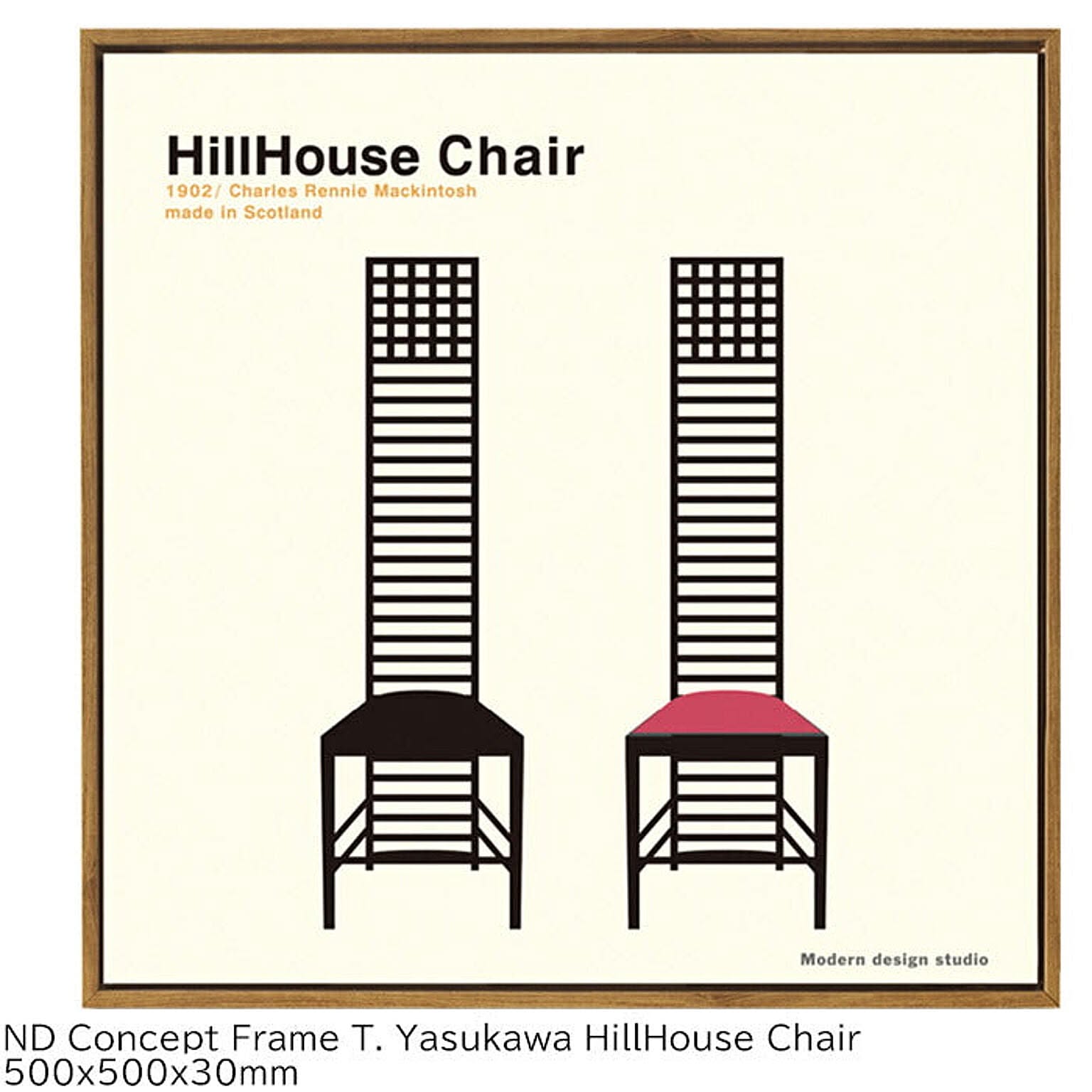 アートパネル ND Concept Frame T. Yasukawa HillHouse Chair ITY-60922