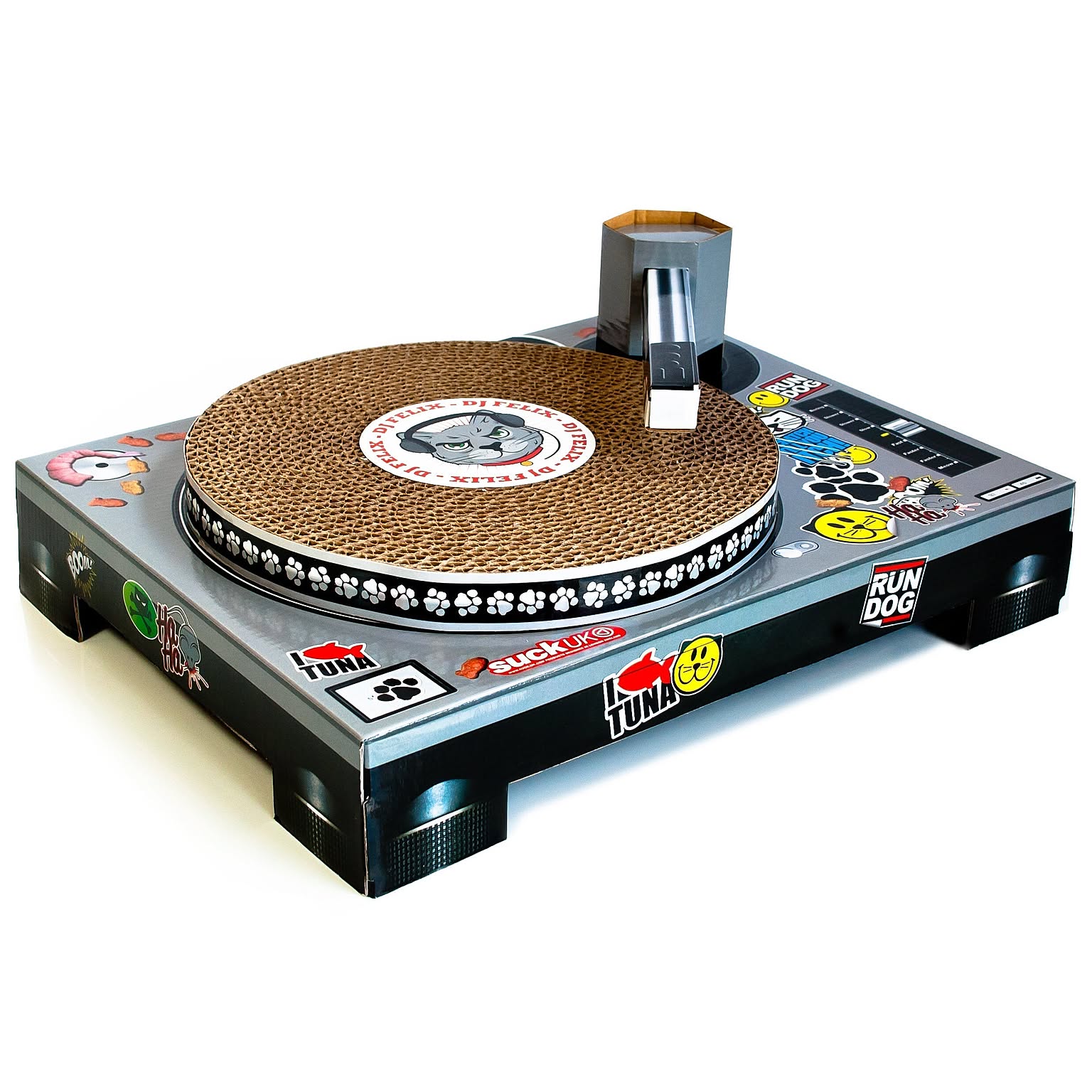 猫用爪とぎ　SUCK UK Cat DJ Scratching Deck イギリス サックユーケー キャットディージェースクラッチデッキ