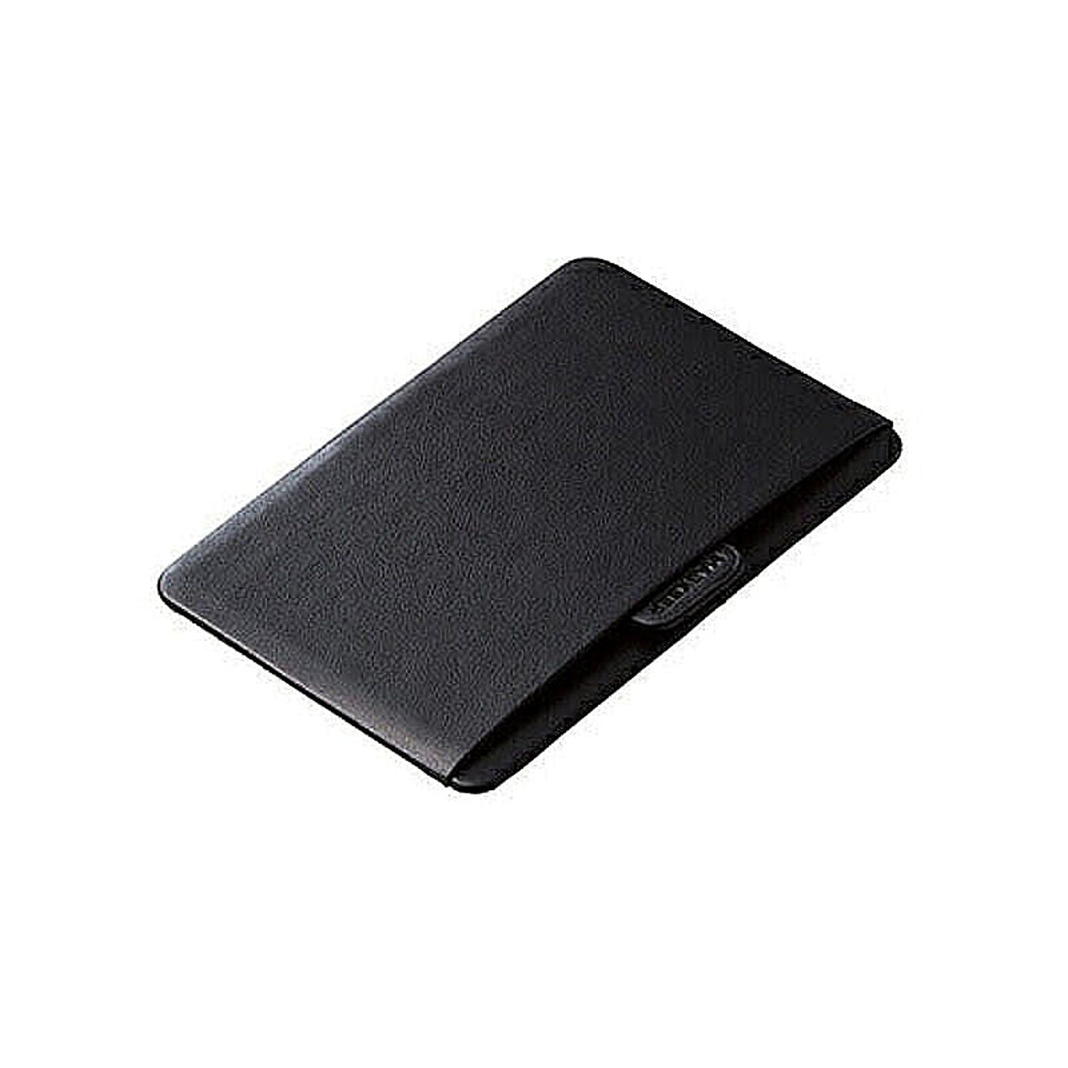 エレコム カードポケット/ソフトレザー/磁気吸着/MAGKEEP/カード1枚収納/ブラック AMS-BP01BK 管理No. 4549550208062
