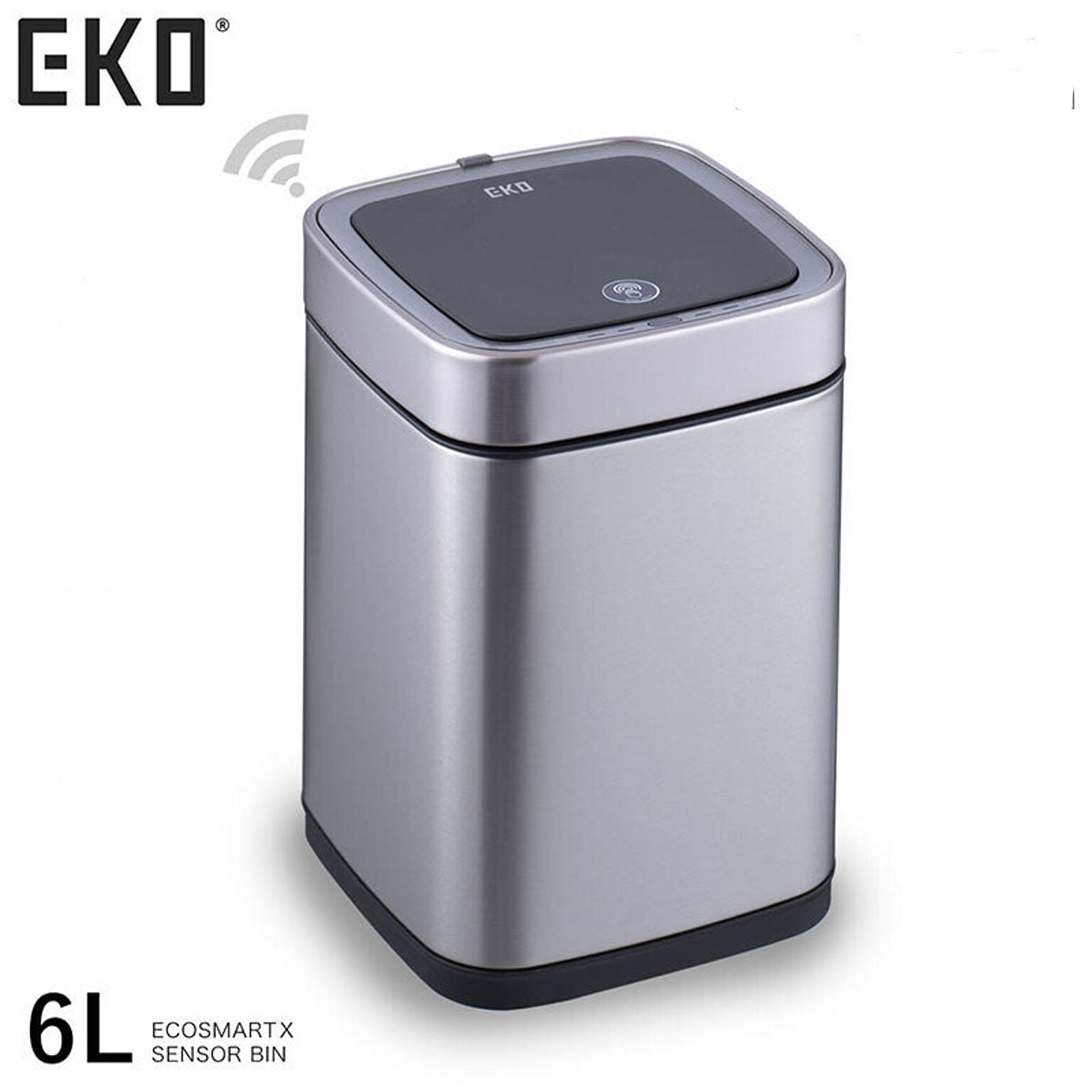 【EKO JAPAN】エコスマートX　充電式センサービン 6L　ゴミ箱