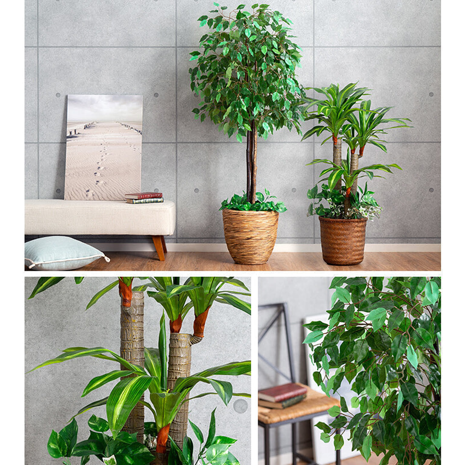 フェイクグリーン 観葉植物 光触媒 ブルックリン 男前 置き飾り☆ 2way フェイクグリーン 観葉植物 光触媒 ブルックリン 男前 置き飾り☆ 2way