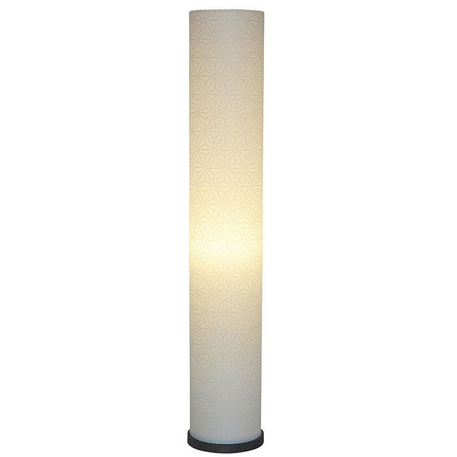フロアライト 和紙 roll s 特麻葉白 電球付属 幅130x奥行130x高さ750mm 彩光デザイン