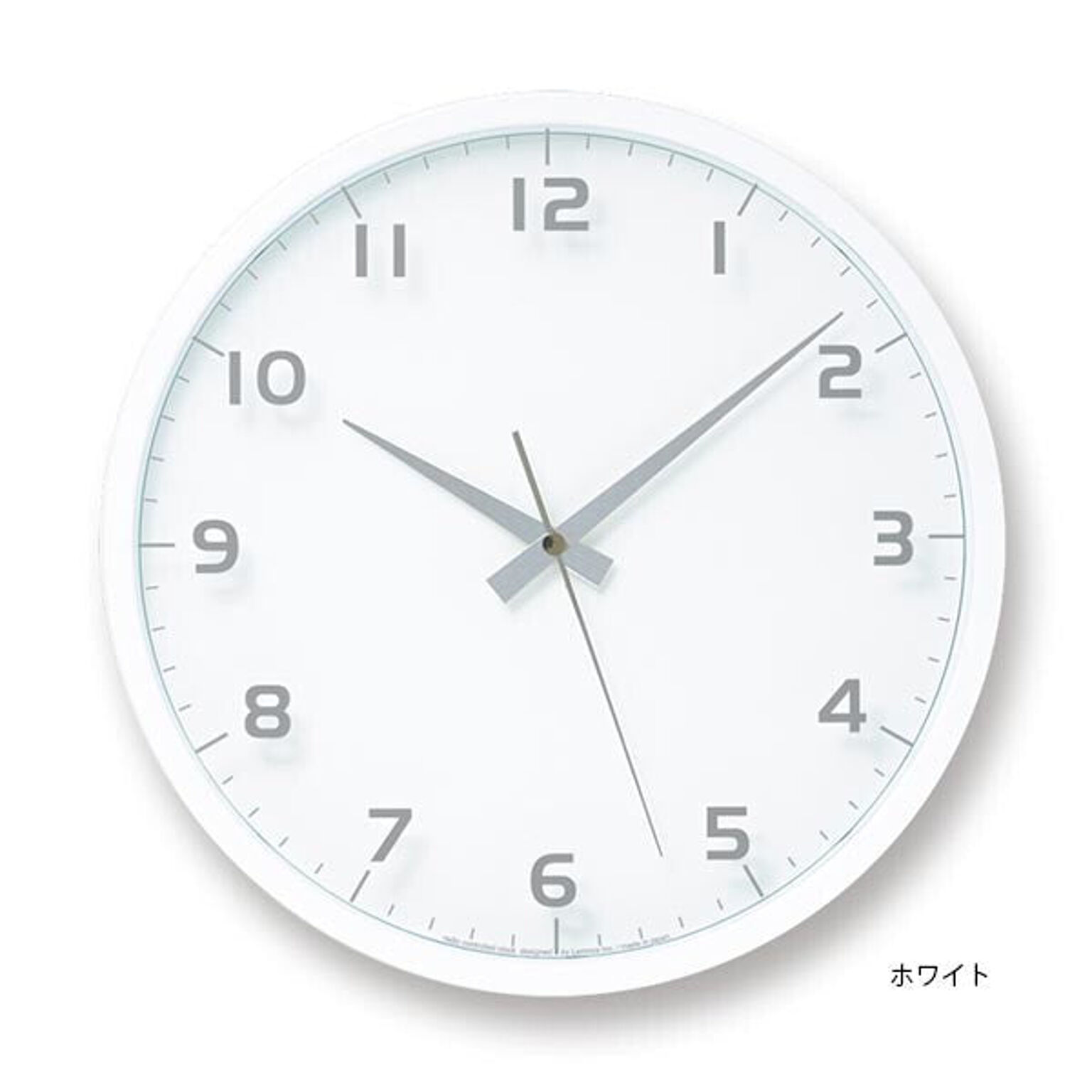 【Lemnos/レムノス】　nine clock ナイン クロック[電波時計]