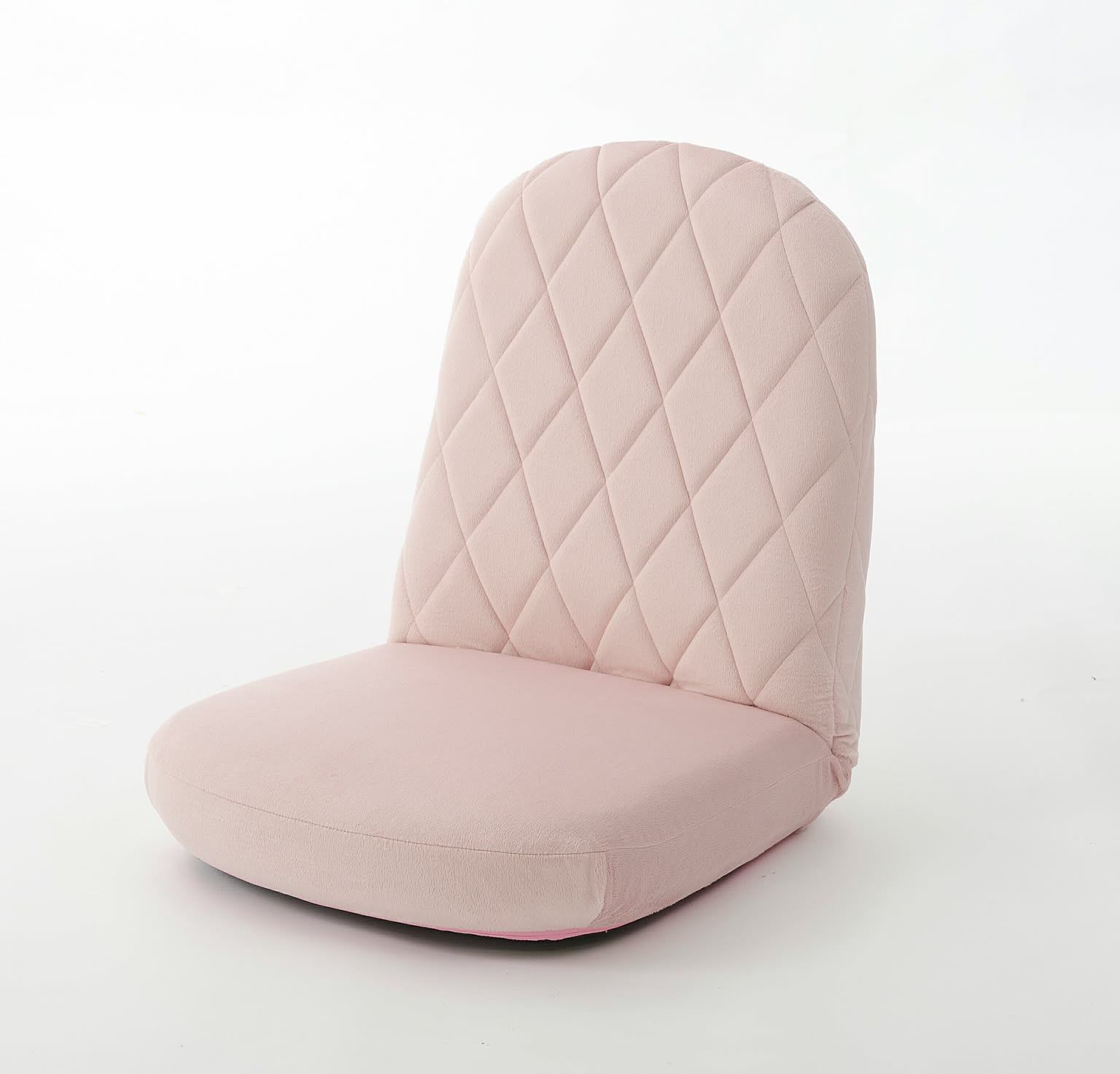 女性の部屋になじむ座椅子 ピンク
