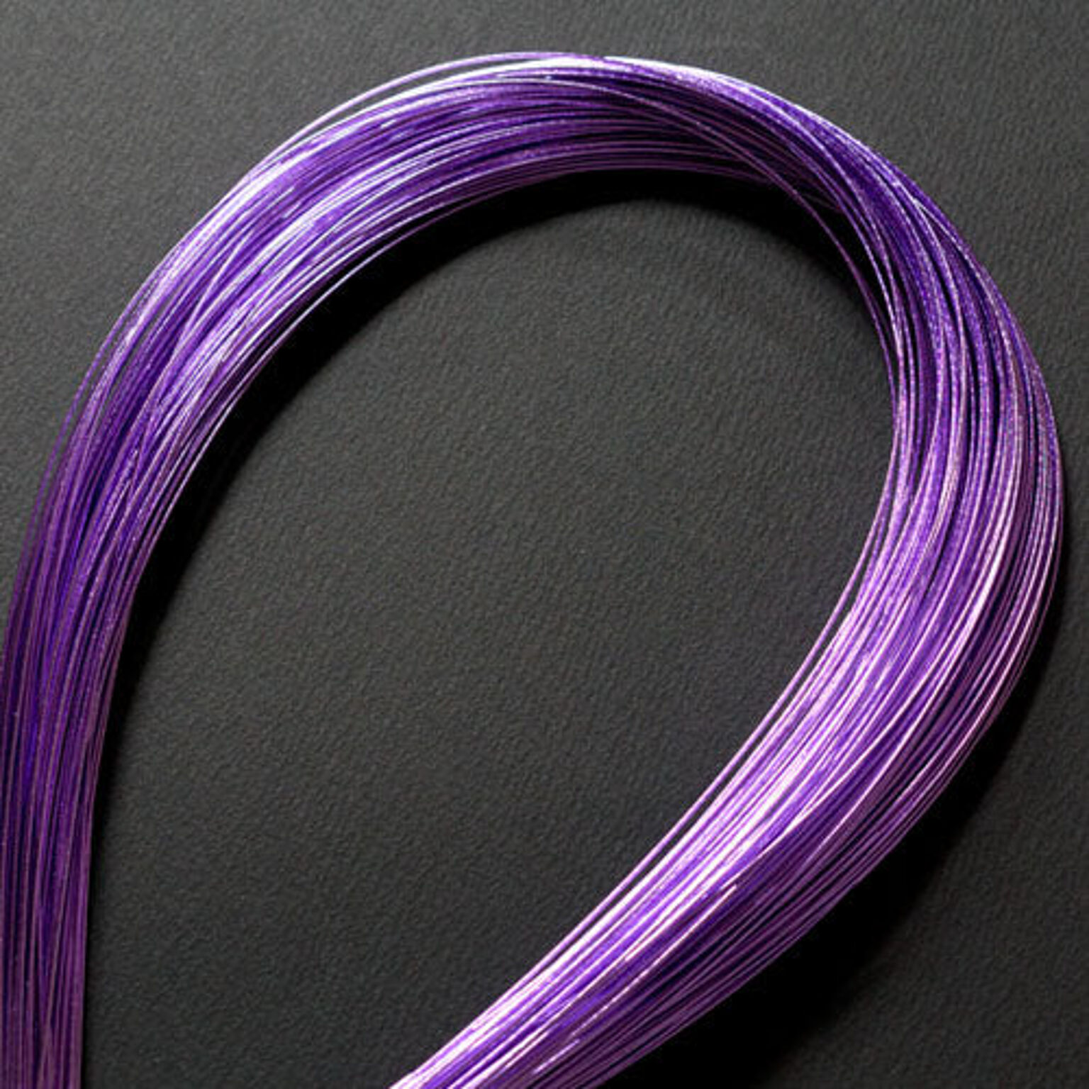 単色水引100本セット　光　紫 (MZH-11)　工作用・材料