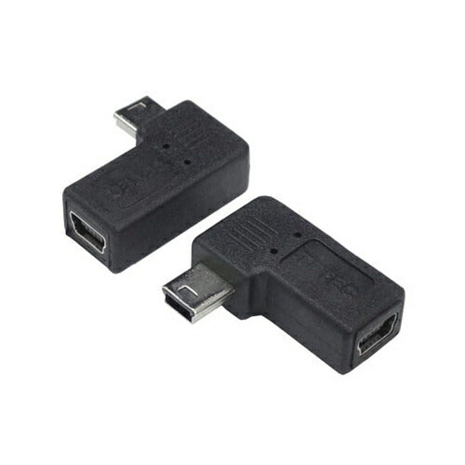 変換名人 変換プラグ USB mini5pin 左L型(フル結線) USBM5-LLF