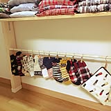 準備が断然楽になる!家族みんなが使いやすい靴下収納術