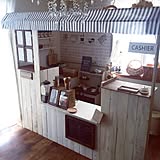 おままごと大好き♡こどものアイディアDIYキッチン!