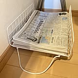 「可動性も◎!ワイヤーパネルでつくる新聞紙ストッカー」 by planageさん