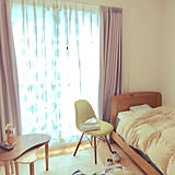 「24m2。カラーでアソブ白い部屋◎自分色で作る1Kの楽しみ方」 by awaさん