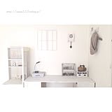 市販にない素敵さ☆LapinさんのナチュラルテイストのDIY机