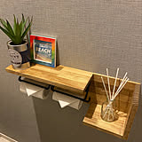ちょっとしたスペースにこそこだわりを。トイレットペーパーホルダーのDIY
