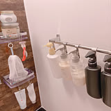 使いやすく清潔に♪掃除も楽になるシャンプーの置き方アイデア