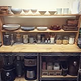 狭いキッチンを有効活用♪おしゃれスチールラック棚 by Tomoさん