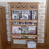 お気に入りの本を飾って収納♪jujuさんの薄型ブックシェルフ
