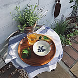 バラエティに富んだ使い方で♪無印良品のアカシア食器&プレート