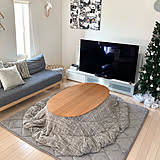 まあるいフォルムでくつろぎ感アップ。無印良品のこたつの魅力＆コーディネート実例