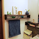 水回りにインテリア性を♡タオルハンガーDIY&リメイク