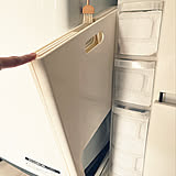 【すきま活用アイデア】指一本でサッと引き出せる！4cmのすきまに収まる折りたたみバスケット by Hi5さん