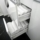洗面所をすっきり快適に♡かさばるタオルの収納アイディア