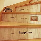 「毎日に楽しみを増やす。壁紙でできる、階段のイメチェンDIY」 by Sa-ri-38さん［特集：あの人に聞く、おすすめアイテム&○○のやり方］
