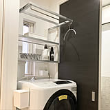 洗濯機まわりをすっきり整える♪お気に入りのランドリーラックで収納も家事も快適に