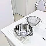 【高コスパアイテム】細かい網で米も麺もこぼさない!家事問屋 横口ボウルザルセット by w+さん