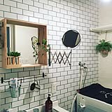 バスルームで使ってみたい！IKEAのFRÄCKミラー♪