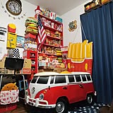 カラフルで元気なイメージが好き☆アメリカンポップなインテリアコーディネート集