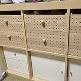 ダイソーのパンチングボードを活用☆お部屋に取り入れたい便利な収納