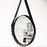 大人な魅力♪海外テイストを取り入れられるレザーミラーDIY by mkyk_w_さん