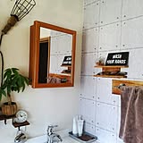 100円リメイクシートでレンガ風やコンクリ風にアレンジ♪