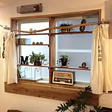 リフォーム気分で部屋の印象UP！「古材風窓枠DIY」by 8kosan.さん