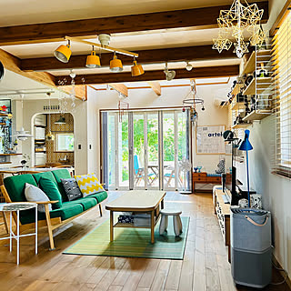 【写真でルームツアー】ブルーが映える北欧インテリア。maric323さんのお家をご紹介！