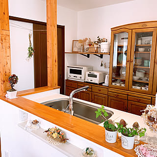 「幸せを実感できる、かわいくてナチュラルなキッチンの作り方」 by maronさん