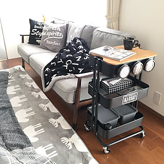 いろいろな場所で使える！アイデア満載なキッチンワゴンの活用法