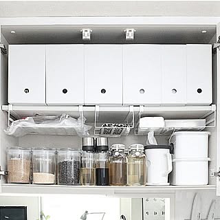 キッチンでも大活躍♪無印良品のファイルボックス