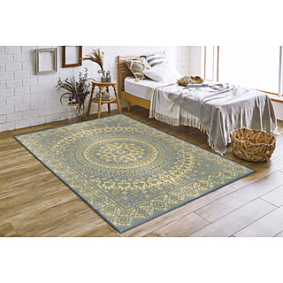 【無料モニター】選べる7デザイン！イケヒコのモダンない草ラグで、春夏インテリアを楽しみませんか？