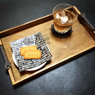 ビンテージな男前雑貨!素麺木箱でつくるDIYカフェトレイ by isasmineさん
