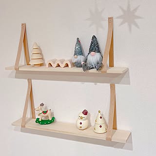 「まだ間に合う！Xmasにもぴったりな、簡単ウォールシェルフ」 by Miyu_さん