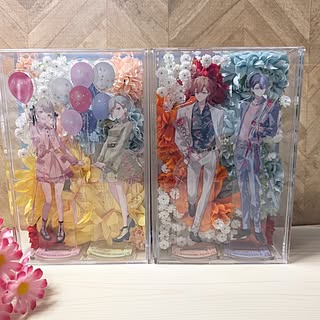 「推し活に！イメージカラーで飾るディスプレイケースのつくり方」 by yumiさん